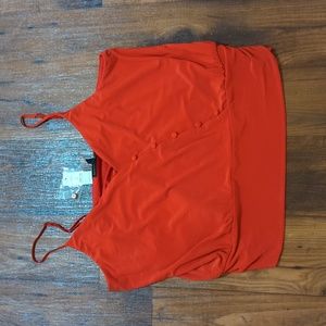 White House Black Market MJ Button Surplice Cami Size XL NWT